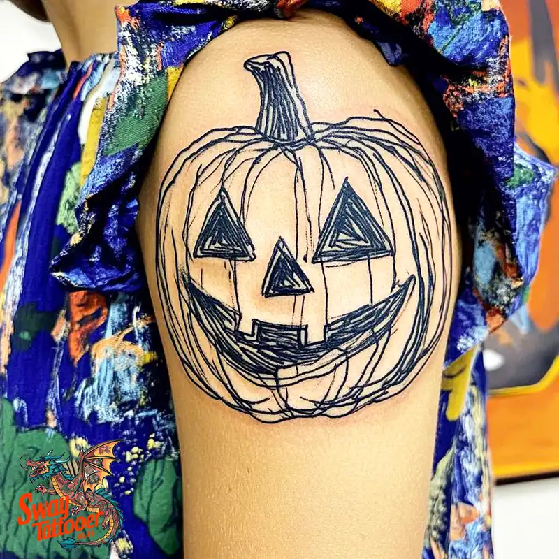 150 Jack O’ Lantern Tattoo Design Ideas and Inspiration 10 Jack O Lantern Tattoo