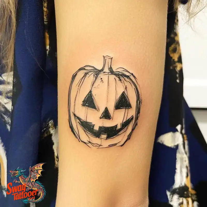 150 Jack O’ Lantern Tattoo Design Ideas and Inspiration 8 Jack O Lantern Tattoo