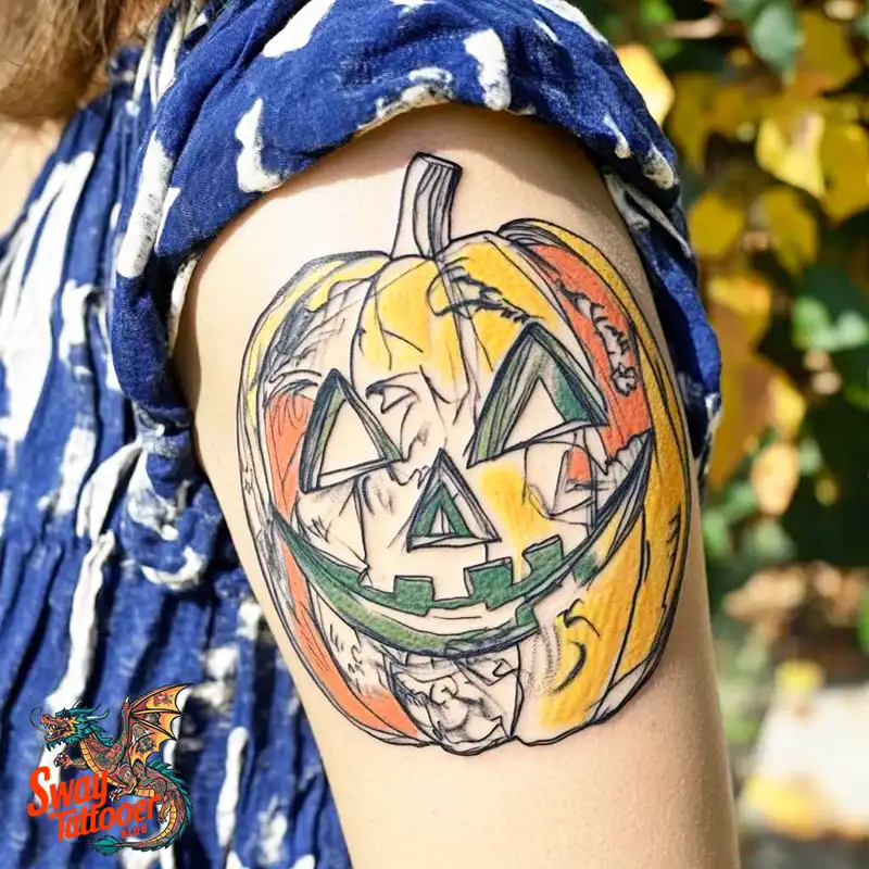 150 Jack O’ Lantern Tattoo Design Ideas and Inspiration 7 Jack O Lantern Tattoo