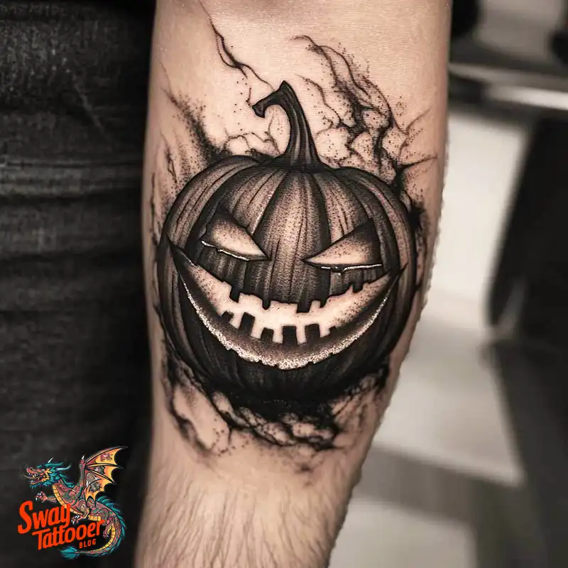 150 Jack O’ Lantern Tattoo Design Ideas and Inspiration 142 Jack O Lantern Tattoo