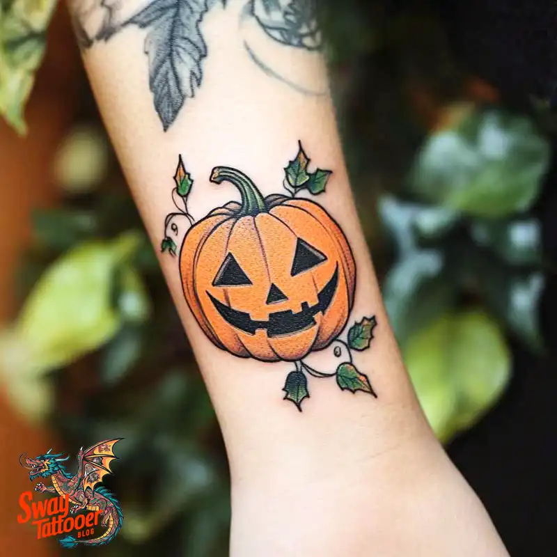 150 Jack O’ Lantern Tattoo Design Ideas and Inspiration 118 Jack O Lantern Tattoo