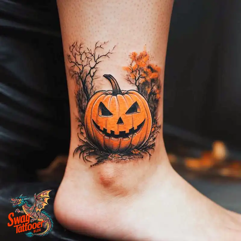 150 Jack O’ Lantern Tattoo Design Ideas and Inspiration 141 Jack O Lantern Tattoo