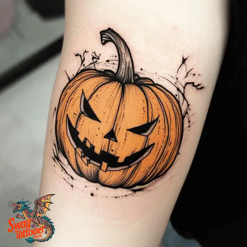 150 Jack O’ Lantern Tattoo Design Ideas and Inspiration 112 Jack O Lantern Tattoo
