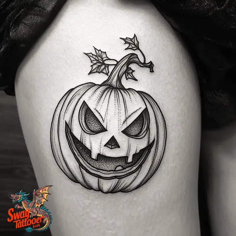 150 Jack O’ Lantern Tattoo Design Ideas and Inspiration 108 Jack O Lantern Tattoo
