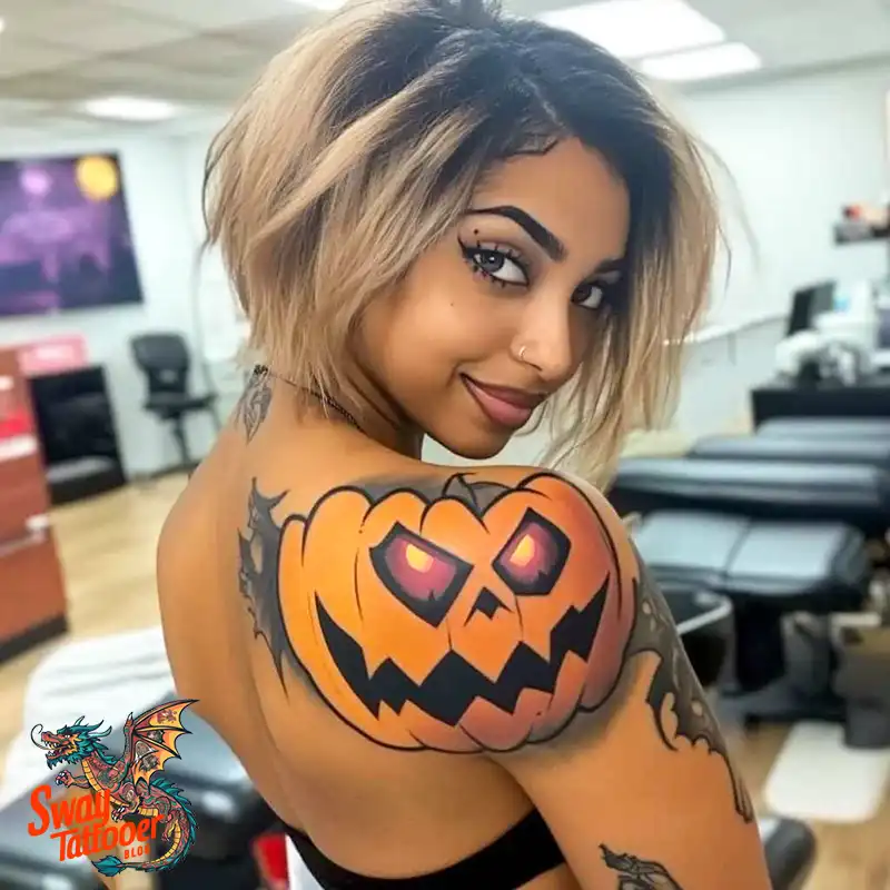 150 Jack O’ Lantern Tattoo Design Ideas and Inspiration 106 Jack O Lantern Tattoo