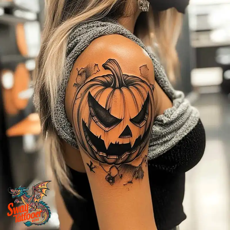 150 Jack O’ Lantern Tattoo Design Ideas and Inspiration 99 Jack O Lantern Tattoo