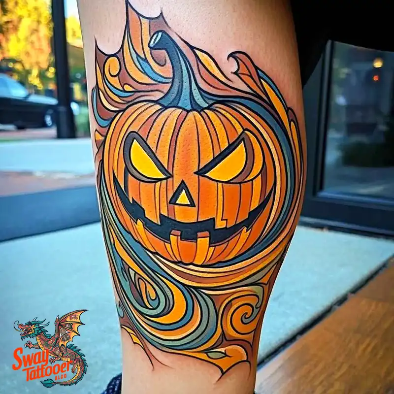 150 Jack O’ Lantern Tattoo Design Ideas and Inspiration 94 Jack O Lantern Tattoo