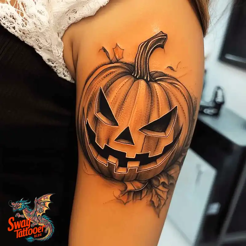 150 Jack O’ Lantern Tattoo Design Ideas and Inspiration 82 Jack O Lantern Tattoo