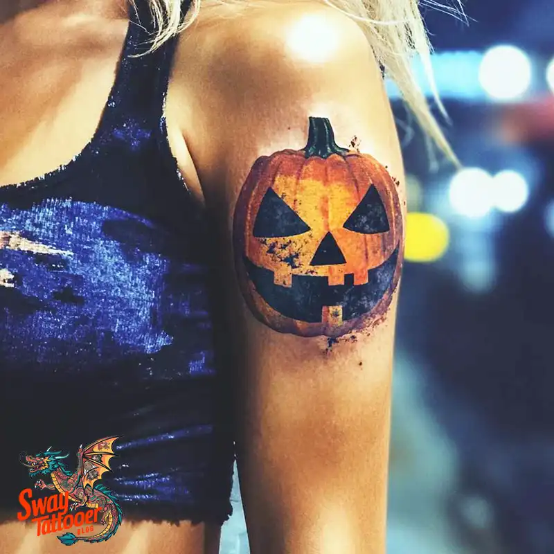 150 Jack O’ Lantern Tattoo Design Ideas and Inspiration 81 Jack O Lantern Tattoo