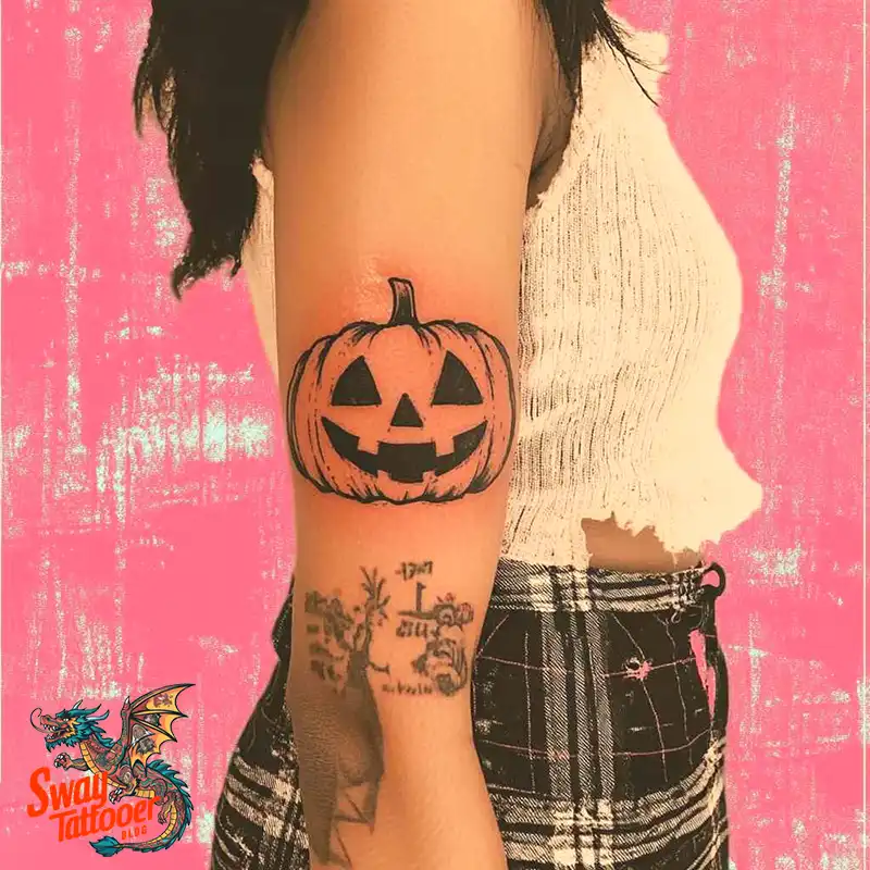 150 Jack O’ Lantern Tattoo Design Ideas and Inspiration 77 Jack O Lantern Tattoo