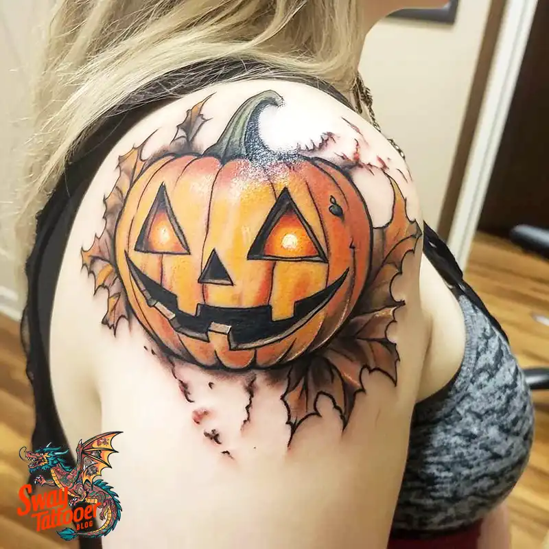 150 Jack O’ Lantern Tattoo Design Ideas and Inspiration 67 Jack O Lantern Tattoo