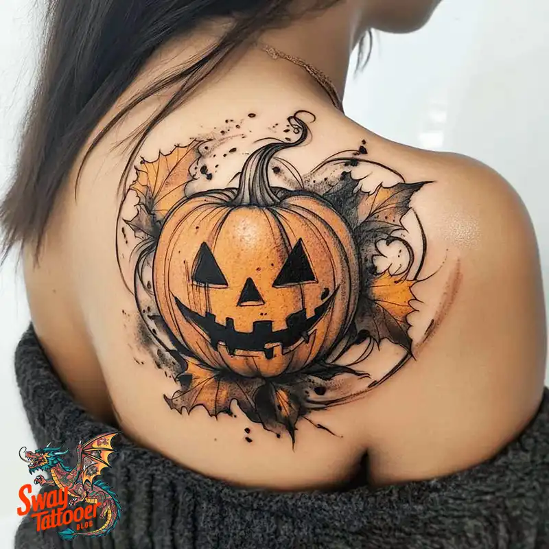 150 Jack O’ Lantern Tattoo Design Ideas and Inspiration 64 Jack O Lantern Tattoo