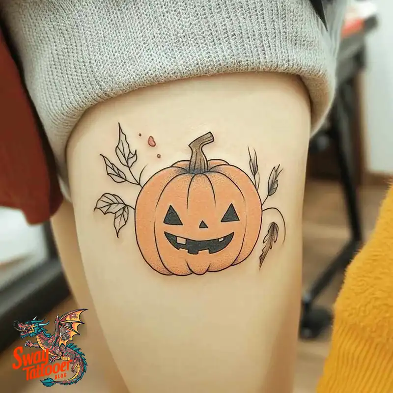 150 Jack O’ Lantern Tattoo Design Ideas and Inspiration 47 Jack O Lantern Tattoo
