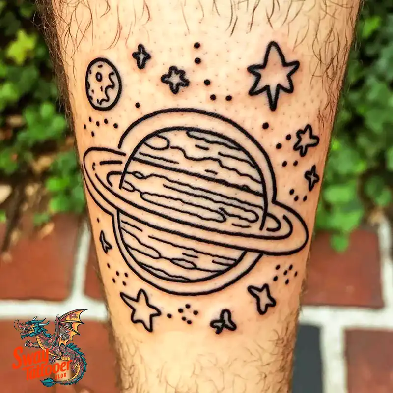 120 Jupiter Tattoo Design Ideas: Symbolism & Inspiration 123 Jupiter tattoo