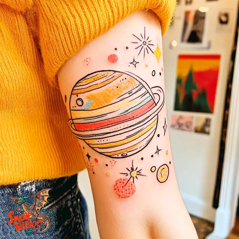 120 Jupiter Tattoo Design Ideas: Symbolism & Inspiration 31 jupiter92