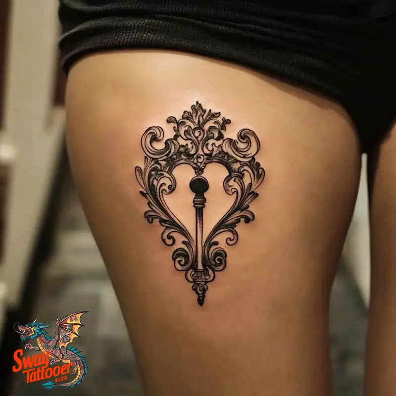 60+ Keyhole Tattoo Ideas: Meaning, Designs, and Care 42 Keyhole Tattoo
