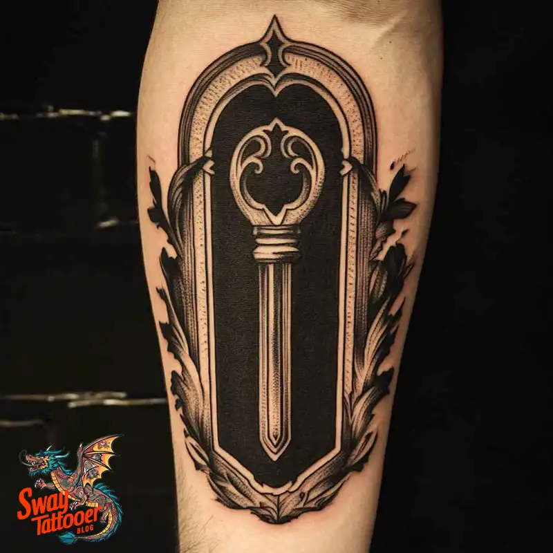 60+ Keyhole Tattoo Ideas: Meaning, Designs, and Care 35 Keyhole Tattoo