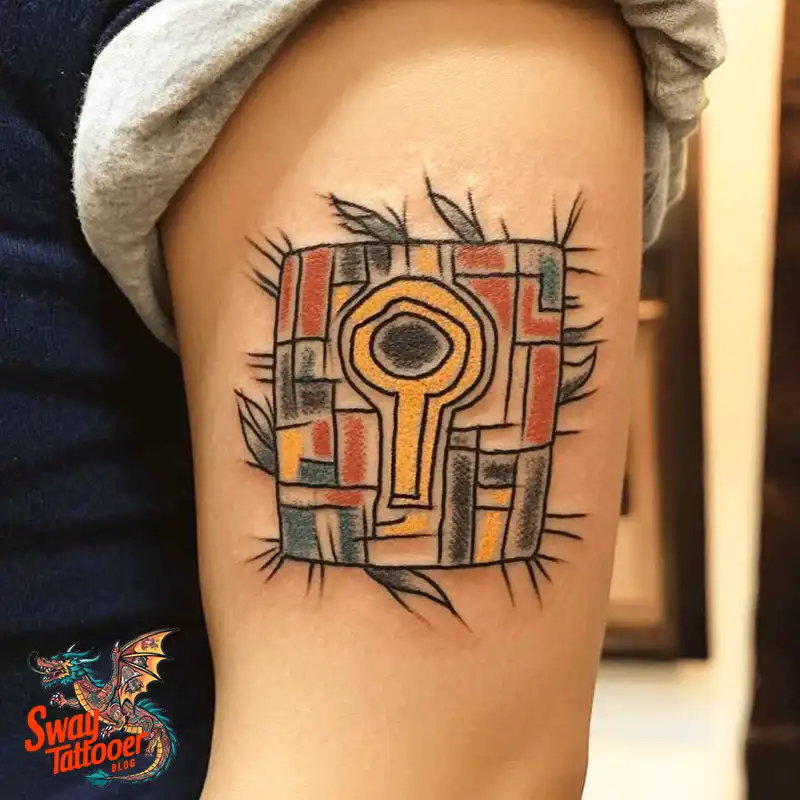 60+ Keyhole Tattoo Ideas: Meaning, Designs, and Care 31 Keyhole Tattoo