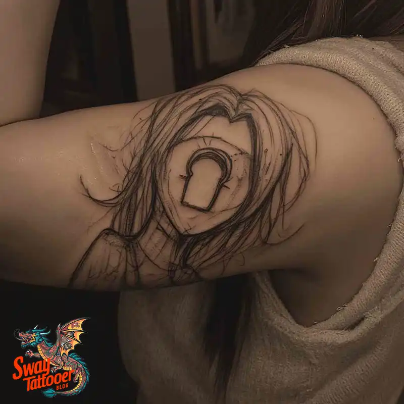 60+ Keyhole Tattoo Ideas: Meaning, Designs, and Care 14 Keyhole Tattoo