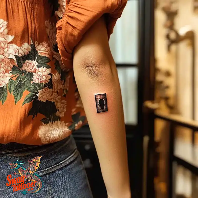 60+ Keyhole Tattoo Ideas: Meaning, Designs, and Care 12 Keyhole Tattoo