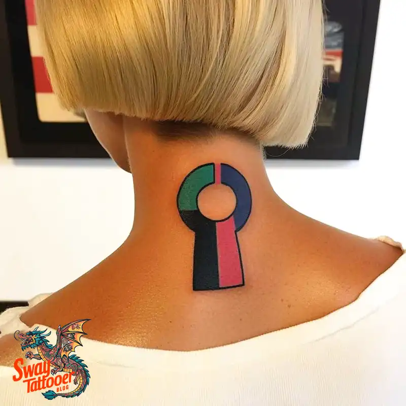 60+ Keyhole Tattoo Ideas: Meaning, Designs, and Care 9 Keyhole Tattoo