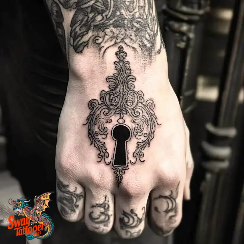 60+ Keyhole Tattoo Ideas: Meaning, Designs, and Care 46 Keyhole Tattoo