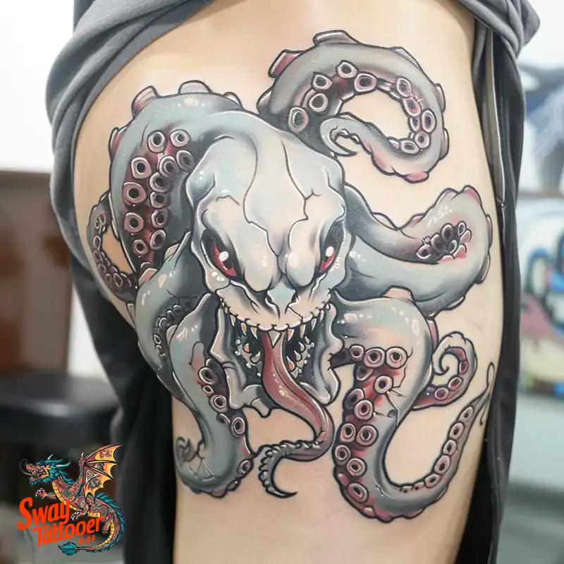 100+ Kraken Tattoo Designs: Mythical Beast on Your Skin 6 Kraken Tattoo