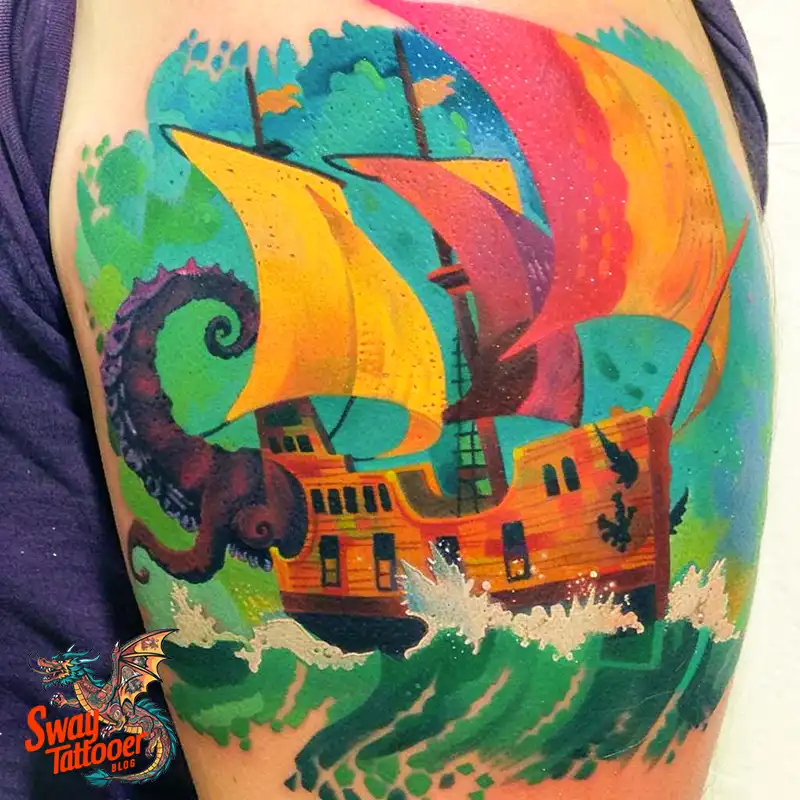 100+ Kraken Tattoo Designs: Mythical Beast on Your Skin 95 Kraken Tattoo