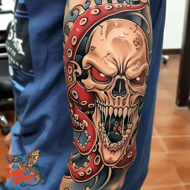 100+ Kraken Tattoo Designs: Mythical Beast on Your Skin 84 Kraken Tattoo