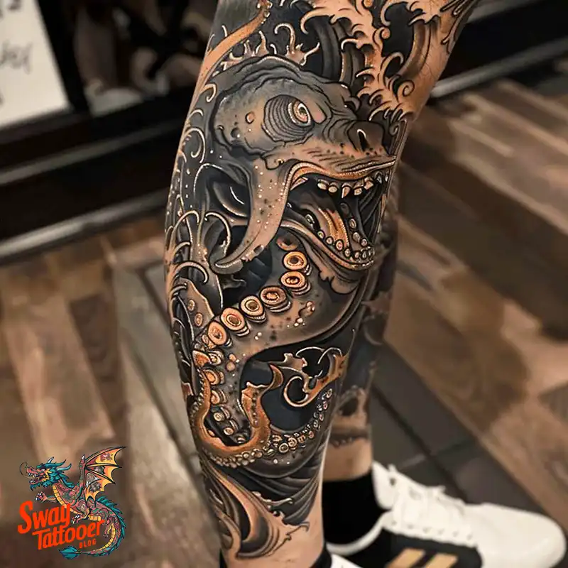 100+ Kraken Tattoo Designs: Mythical Beast on Your Skin 77 Kraken Tattoo
