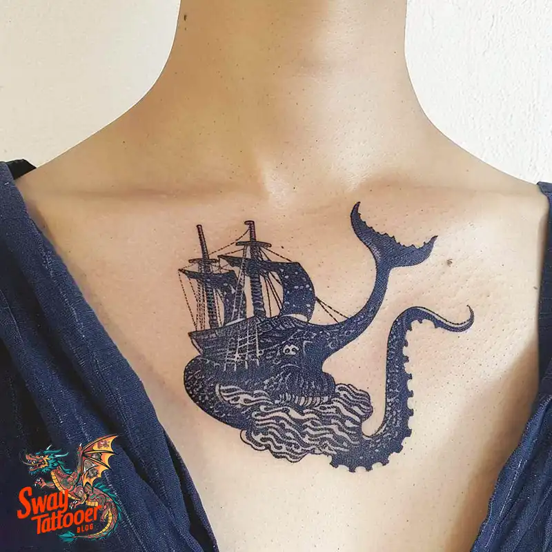 100+ Kraken Tattoo Designs: Mythical Beast on Your Skin 52 Kraken Tattoo