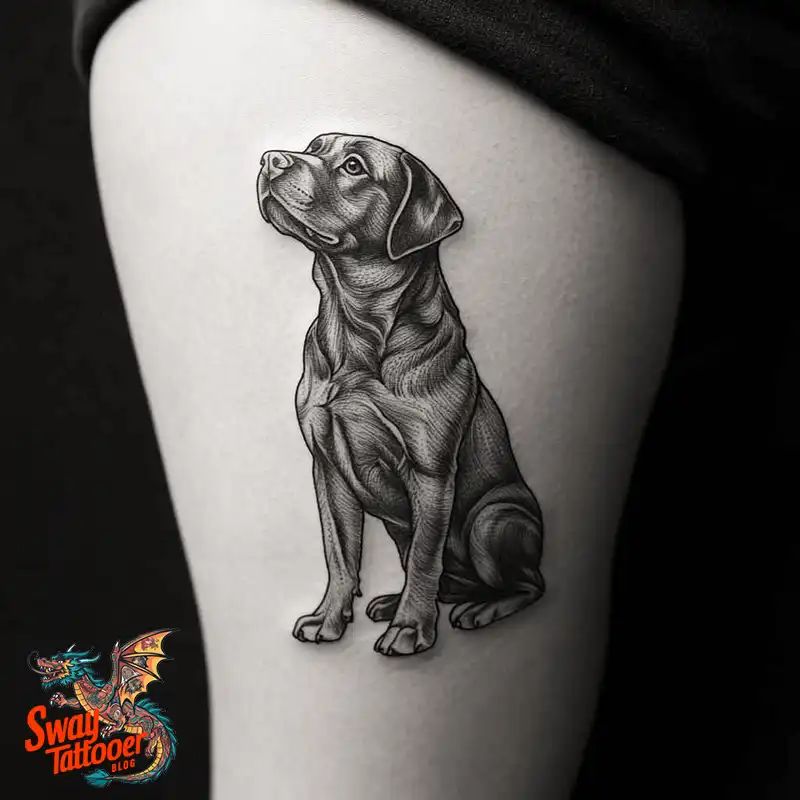 100 Labrador Tattoo Design Ideas, Symbolism and Meaning 94 Labrador tattoo