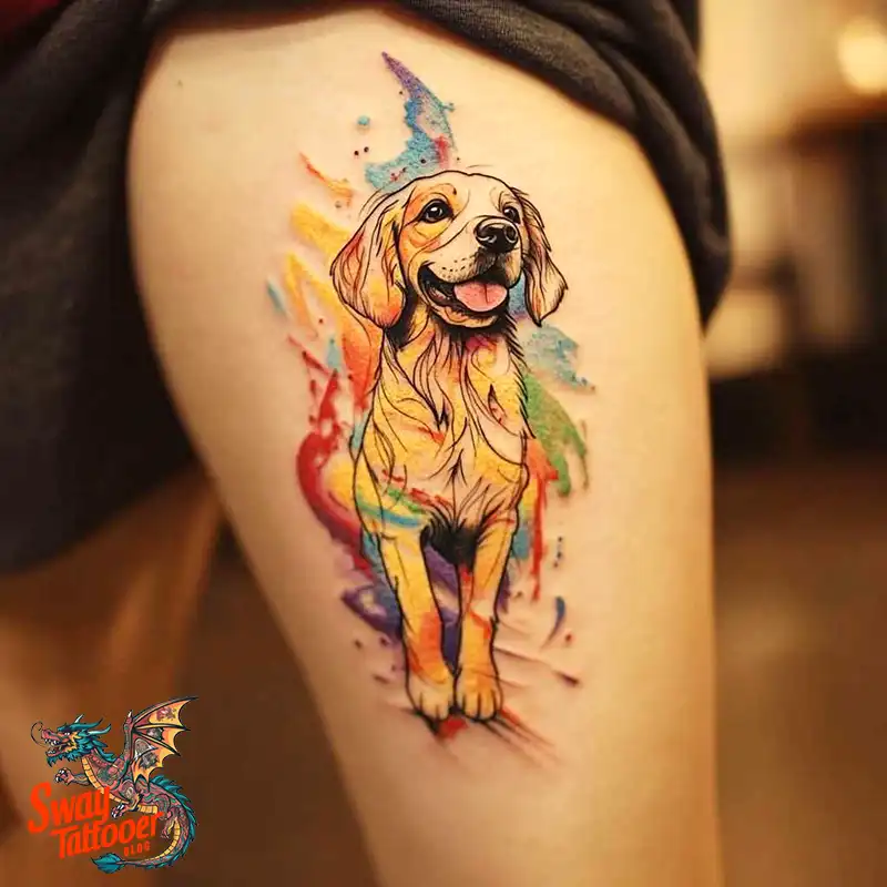 100 Labrador Tattoo Design Ideas, Symbolism and Meaning 90 Labrador tattoo
