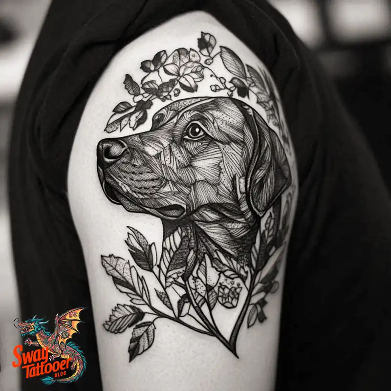 100 Labrador Tattoo Design Ideas, Symbolism and Meaning 89 Labrador tattoo