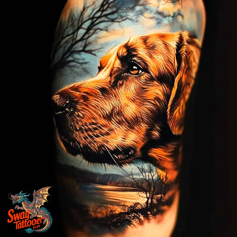 100 Labrador Tattoo Design Ideas, Symbolism and Meaning 87 Labrador tattoo