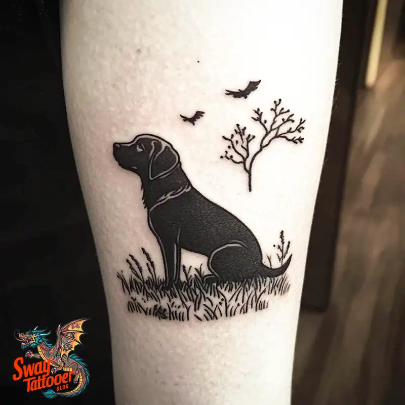 100 Labrador Tattoo Design Ideas, Symbolism and Meaning 82 Labrador tattoo