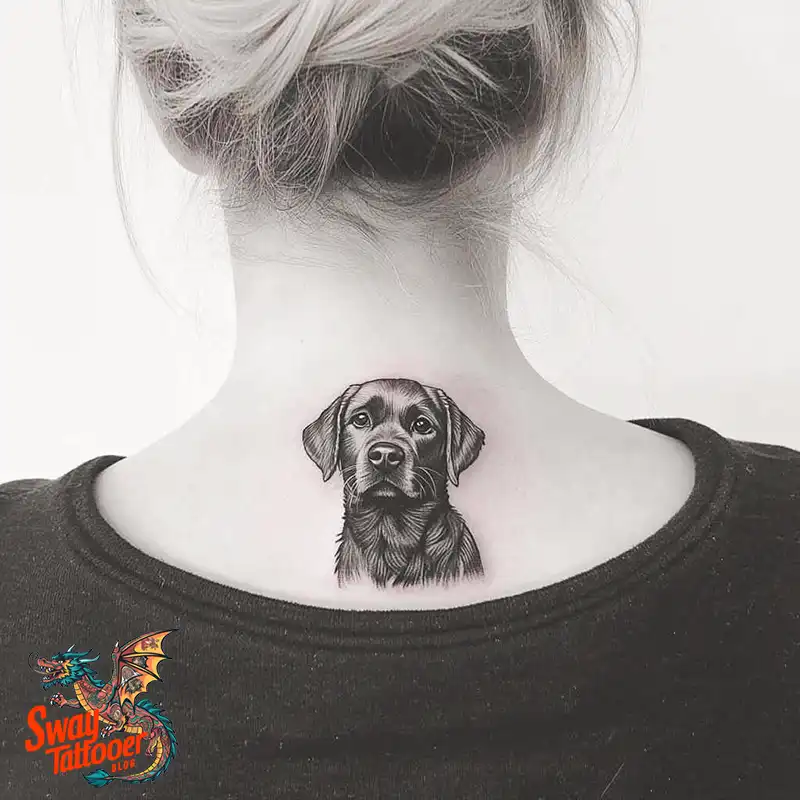 100 Labrador Tattoo Design Ideas, Symbolism and Meaning 73 Labrador tattoo