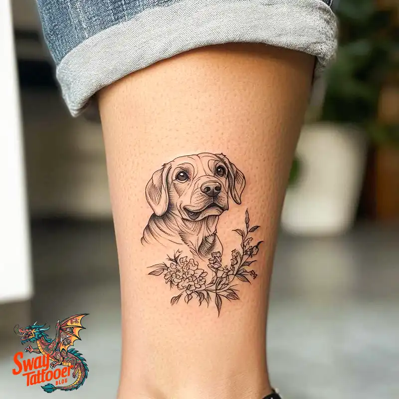 100 Labrador Tattoo Design Ideas, Symbolism and Meaning 68 Labrador tattoo