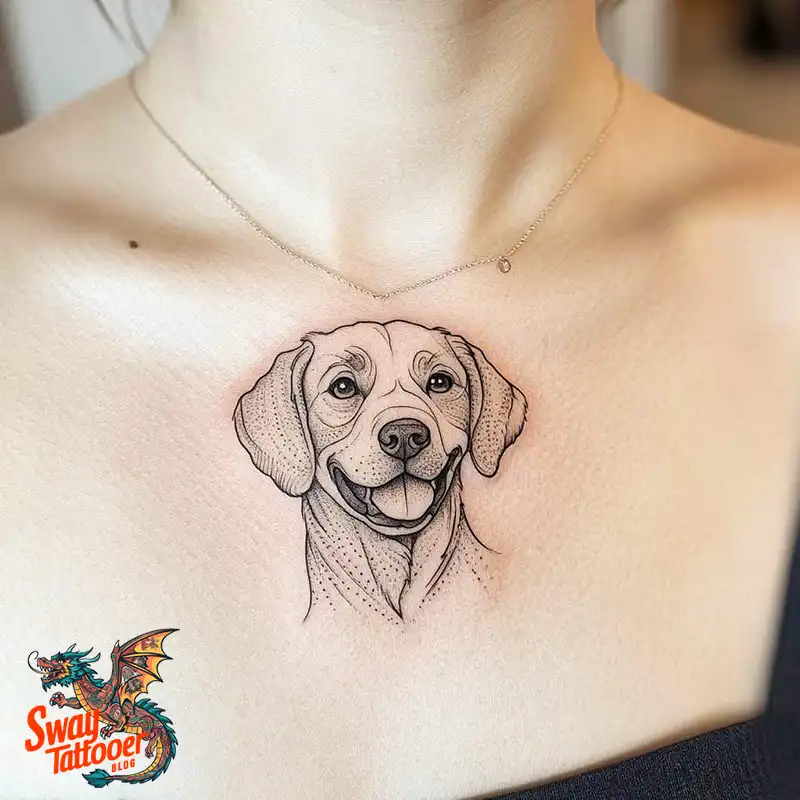 100 Labrador Tattoo Design Ideas, Symbolism and Meaning 59 Labrador tattoo