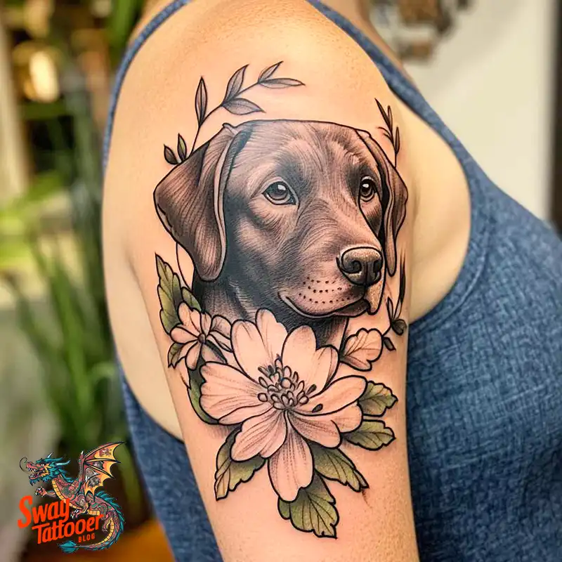 100 Labrador Tattoo Design Ideas, Symbolism and Meaning 98 Labrador tattoo