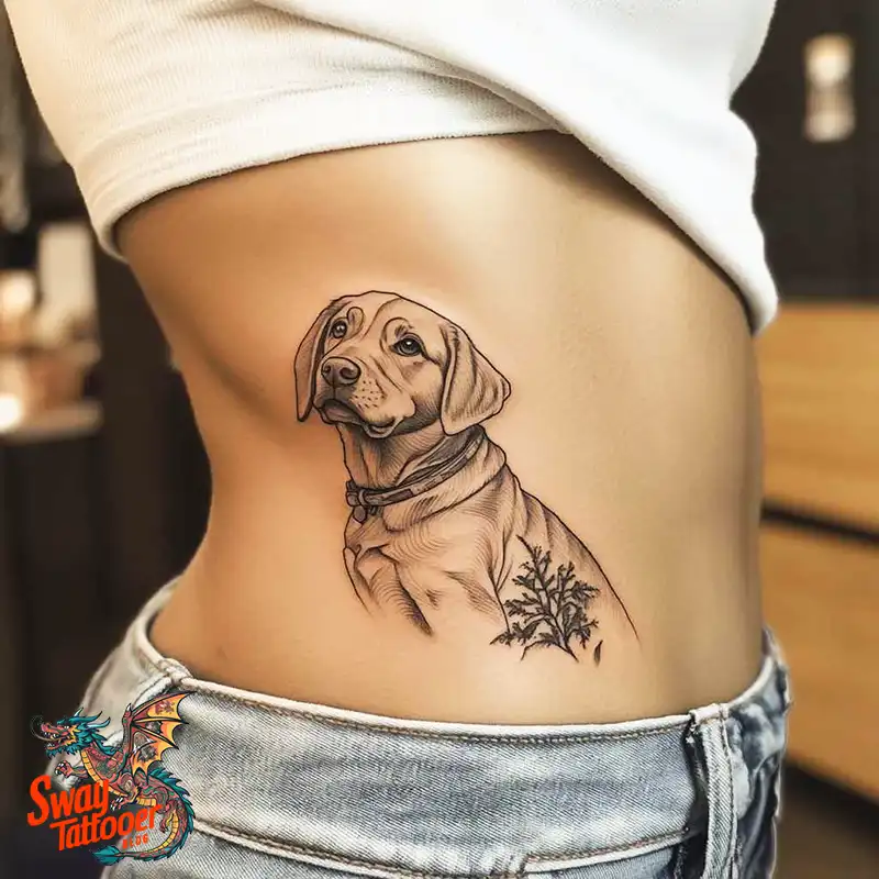 100 Labrador Tattoo Design Ideas, Symbolism and Meaning 46 Labrador tattoo