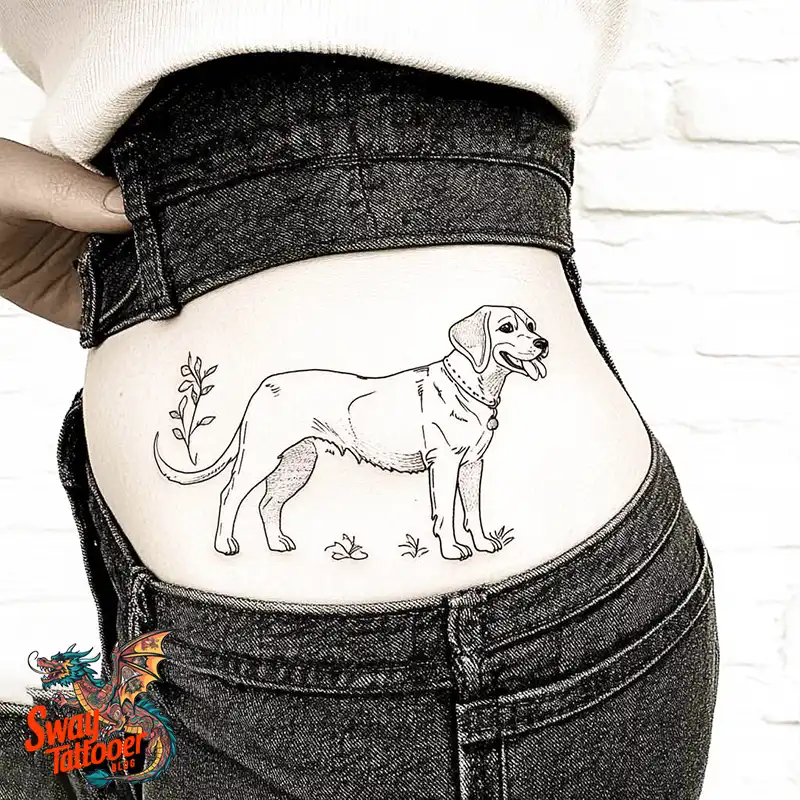 100 Labrador Tattoo Design Ideas, Symbolism and Meaning 44 Labrador tattoo