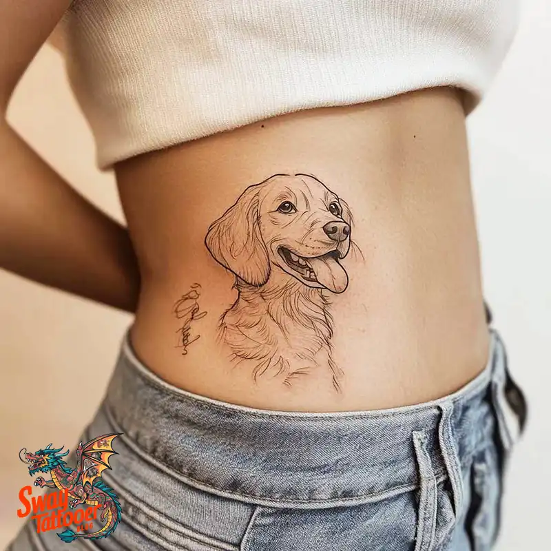 100 Labrador Tattoo Design Ideas, Symbolism and Meaning 43 Labrador tattoo