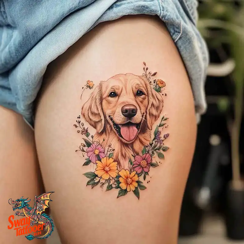 100 Labrador Tattoo Design Ideas, Symbolism and Meaning 42 Labrador tattoo