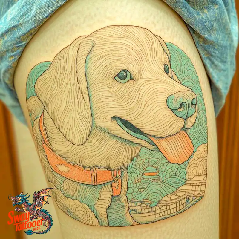 100 Labrador Tattoo Design Ideas, Symbolism and Meaning 41 Labrador tattoo