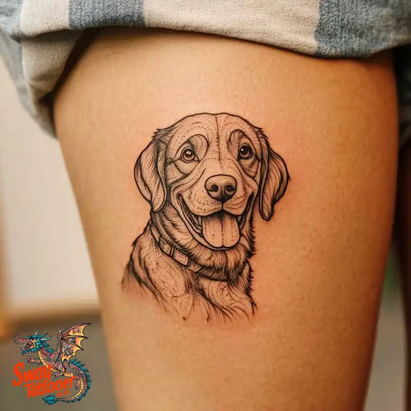 100 Labrador Tattoo Design Ideas, Symbolism and Meaning 40 Labrador tattoo