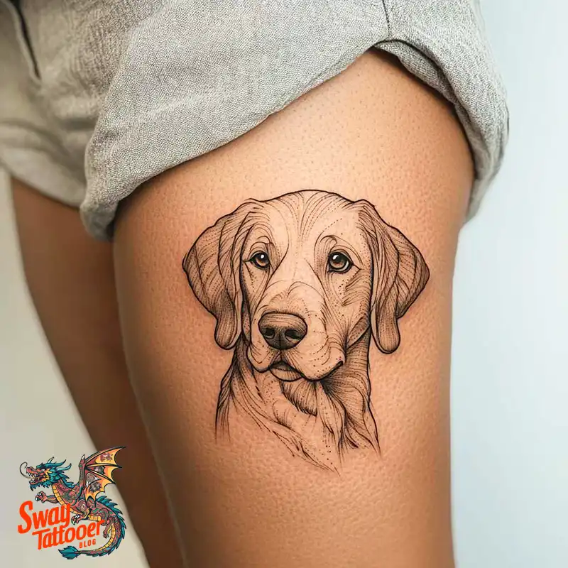 100 Labrador Tattoo Design Ideas, Symbolism and Meaning 39 Labrador tattoo