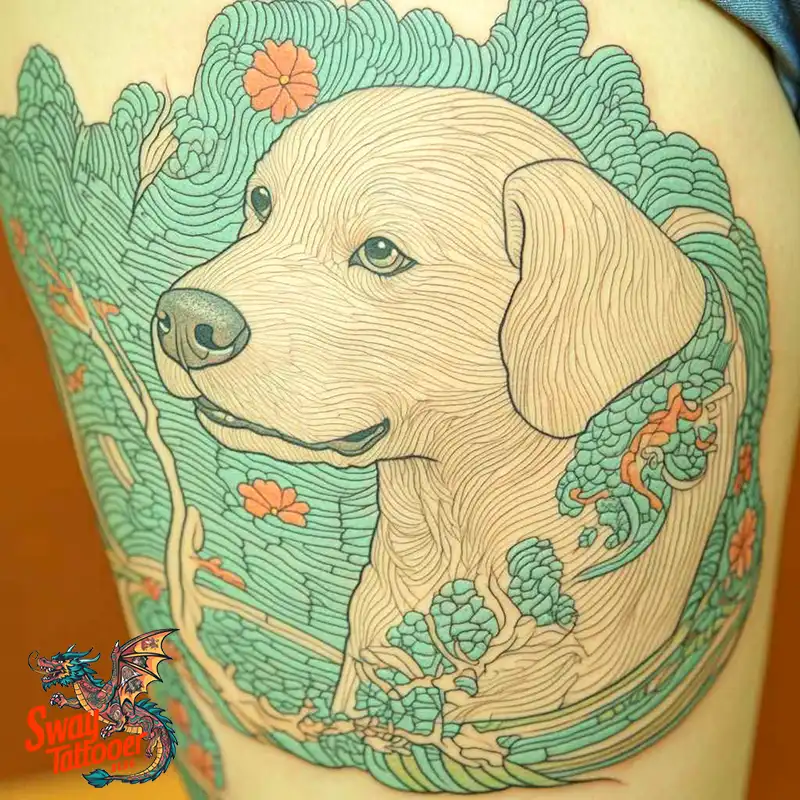 100 Labrador Tattoo Design Ideas, Symbolism and Meaning 36 Labrador tattoo