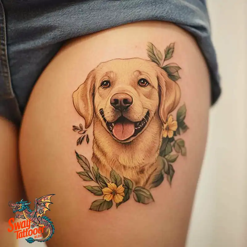 100 Labrador Tattoo Design Ideas, Symbolism and Meaning 35 Labrador tattoo