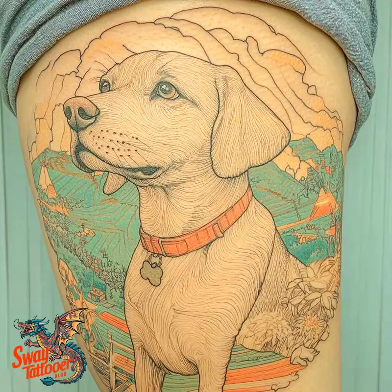 100 Labrador Tattoo Design Ideas, Symbolism and Meaning 33 Labrador tattoo